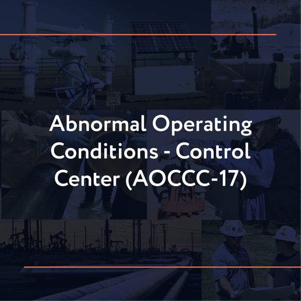 Picture of AOCCC-17: Abnormal Operating Conditions - Control Center