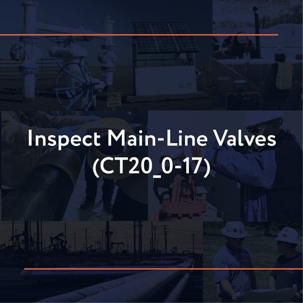 Picture of CT20_0-17: Inspect Mainline Valves