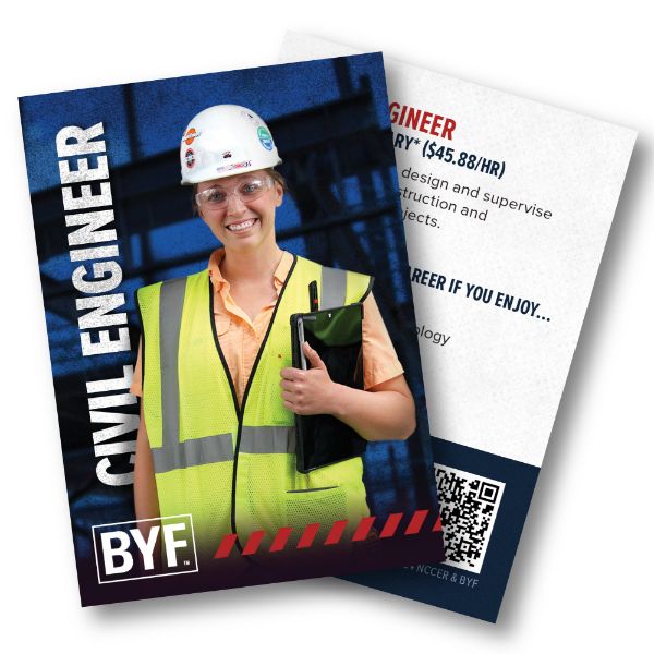 Picture of Civil Engineer Trading Card (Pack of 200)