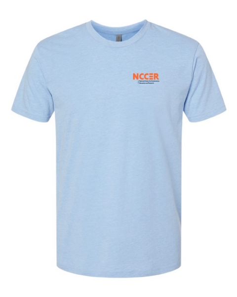 Picture of NCCER Tri-Blend T-Shirt (Heather Columbia Blue)