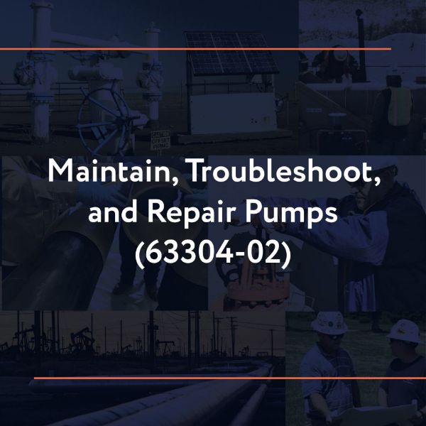 Picture of 63304-02: Maintain, Troubleshoot, and Repair Pumps